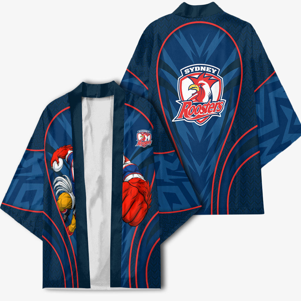 Sydney Roosters Rugby Mascot Kimono Australian Rugby Culture - Tribal Inspired Rooster