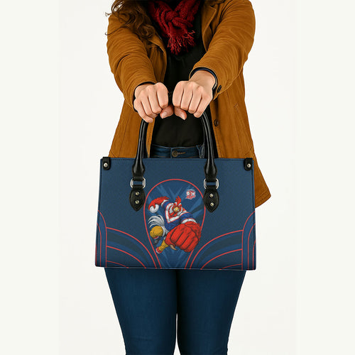 Sydney Roosters Rugby Mascot Leather Bag Australian Rugby Culture - Tribal Inspired Rooster