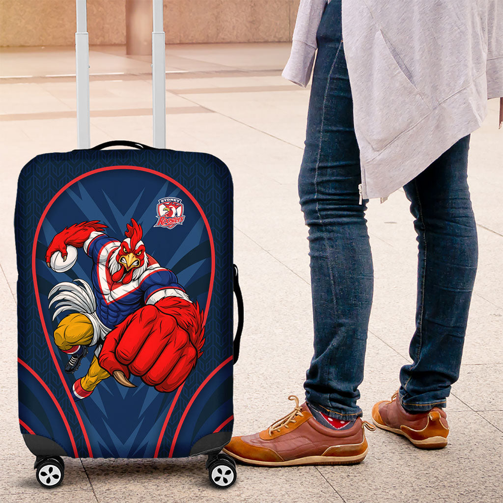 Sydney Roosters Rugby Mascot Luggage Cover Australian Rugby Culture - Tribal Inspired Rooster