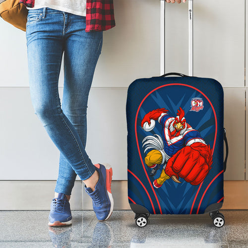 Sydney Roosters Rugby Mascot Luggage Cover Australian Rugby Culture - Tribal Inspired Rooster
