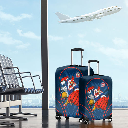 Sydney Roosters Rugby Mascot Luggage Cover Australian Rugby Culture - Tribal Inspired Rooster