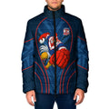 Sydney Roosters Rugby Mascot Padded Jacket Australian Rugby Culture - Tribal Inspired Rooster