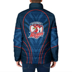 Sydney Roosters Rugby Mascot Padded Jacket Australian Rugby Culture - Tribal Inspired Rooster