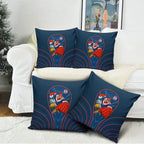 Sydney Roosters Rugby Mascot Pillow Cover Australian Rugby Culture - Tribal Inspired Rooster