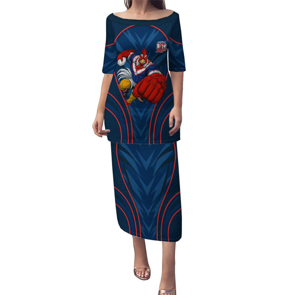Sydney Roosters Rugby Mascot Puletasi Australian Rugby Culture - Tribal Inspired Rooster