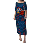 Sydney Roosters Rugby Mascot Puletasi Australian Rugby Culture - Tribal Inspired Rooster