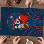 Sydney Roosters Rugby Mascot Puzzle Australian Rugby Culture - Tribal Inspired Rooster
