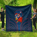 Sydney Roosters Rugby Mascot Quilt Australian Rugby Culture - Tribal Inspired Rooster