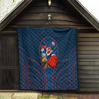 Sydney Roosters Rugby Mascot Quilt Australian Rugby Culture - Tribal Inspired Rooster