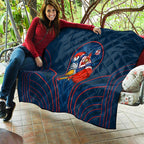 Sydney Roosters Rugby Mascot Quilt Australian Rugby Culture - Tribal Inspired Rooster