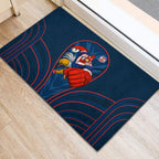 Sydney Roosters Rugby Mascot Rubber Doormat Australian Rugby Culture - Tribal Inspired Rooster