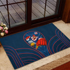 Sydney Roosters Rugby Mascot Rubber Doormat Australian Rugby Culture - Tribal Inspired Rooster
