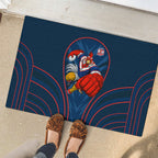 Sydney Roosters Rugby Mascot Rubber Doormat Australian Rugby Culture - Tribal Inspired Rooster