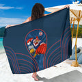 Sydney Roosters Rugby Mascot Sarong Australian Rugby Culture - Tribal Inspired Rooster