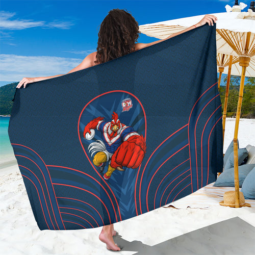 Sydney Roosters Rugby Mascot Sarong Australian Rugby Culture - Tribal Inspired Rooster