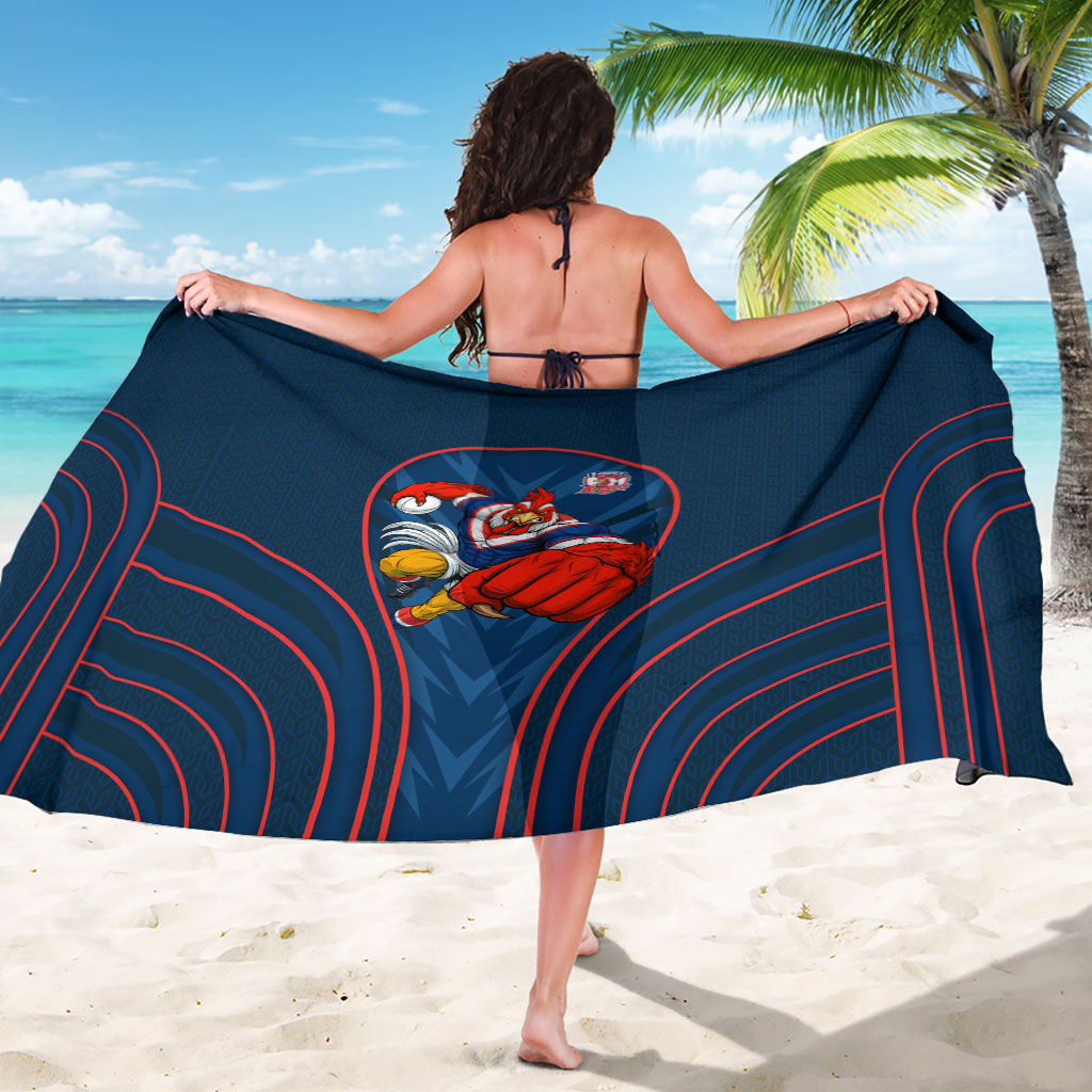 Sydney Roosters Rugby Mascot Sarong Australian Rugby Culture - Tribal Inspired Rooster