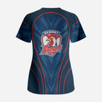 Sydney Roosters Rugby Mascot Scrub Top Australian Rugby Culture - Tribal Inspired Rooster