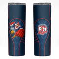 Sydney Roosters Rugby Mascot Skinny Tumbler Australian Rugby Culture - Tribal Inspired Rooster