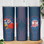 Sydney Roosters Rugby Mascot Skinny Tumbler Australian Rugby Culture - Tribal Inspired Rooster