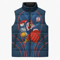Sydney Roosters Rugby Mascot Sleeveless Puffer Jacket Australian Rugby Culture - Tribal Inspired Rooster