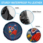 Sydney Roosters Rugby Mascot Spare Tire Cover Australian Rugby Culture - Tribal Inspired Rooster