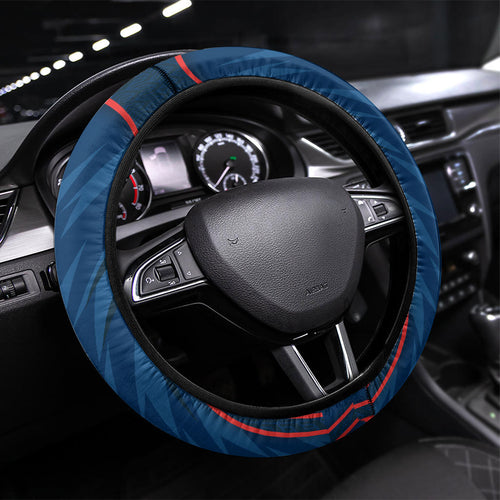 Sydney Roosters Rugby Mascot Steering Wheel Cover Australian Rugby Culture - Tribal Inspired Rooster