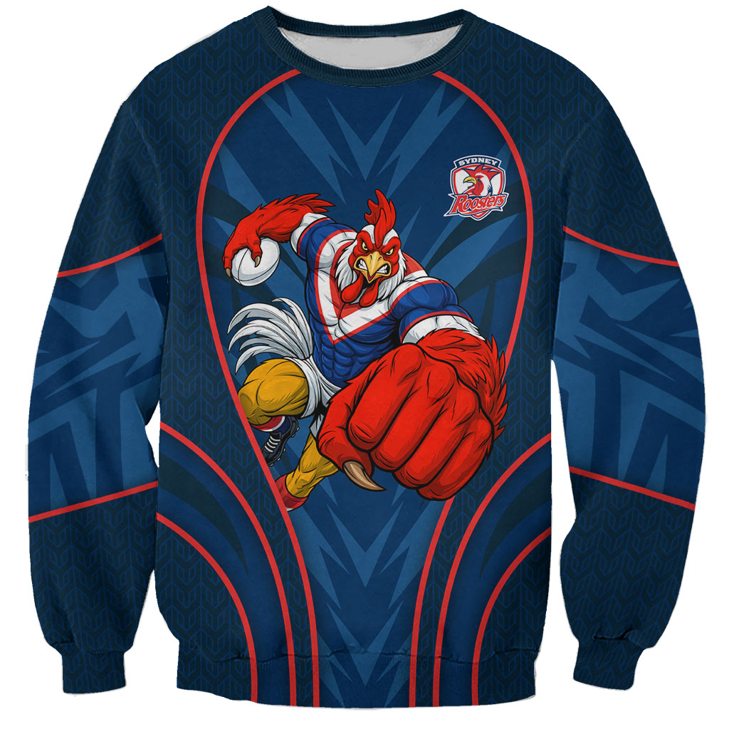 Sydney Roosters Rugby Mascot Sweatshirt Australian Rugby Culture - Tribal Inspired Rooster