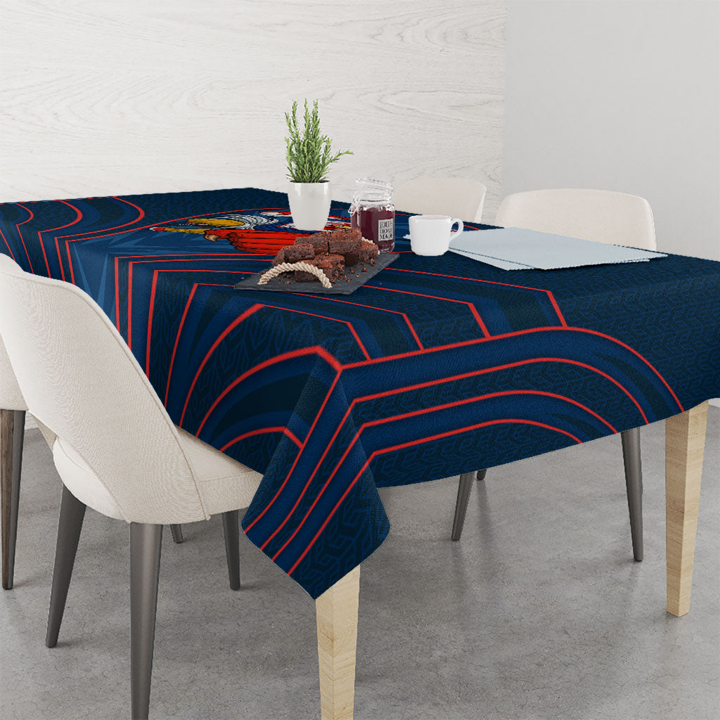 Sydney Roosters Rugby Mascot Tablecloth Australian Rugby Culture - Tribal Inspired Rooster
