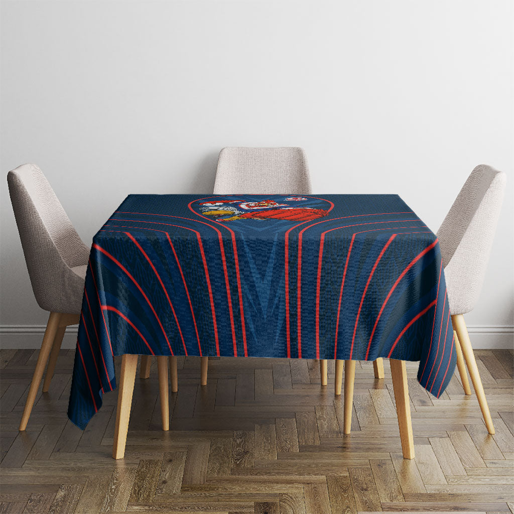 Sydney Roosters Rugby Mascot Tablecloth Australian Rugby Culture - Tribal Inspired Rooster