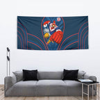 Sydney Roosters Rugby Mascot Tapestry Australian Rugby Culture - Tribal Inspired Rooster