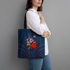 Sydney Roosters Rugby Mascot Tote Bag Australian Rugby Culture - Tribal Inspired Rooster