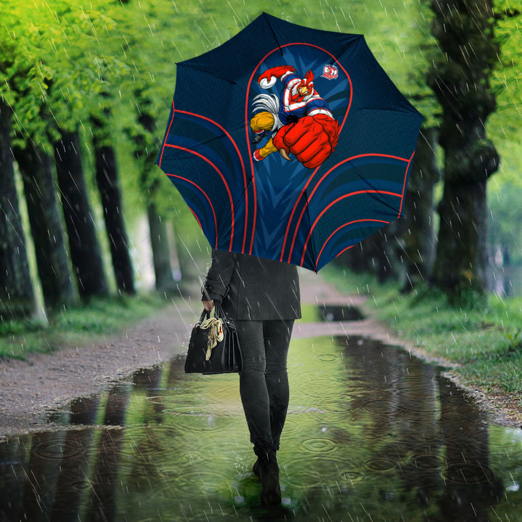 Sydney Roosters Rugby Mascot Umbrella Australian Rugby Culture - Tribal Inspired Rooster