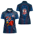 Sydney Roosters Rugby Mascot Women Polo Shirt Australian Rugby Culture - Tribal Inspired Rooster