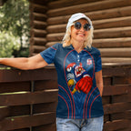 Sydney Roosters Rugby Mascot Women Polo Shirt Australian Rugby Culture - Tribal Inspired Rooster