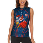 Sydney Roosters Rugby Mascot Women Sleeveless Polo Shirt Australian Rugby Culture - Tribal Inspired Rooster
