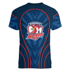 Sydney Roosters Rugby Mascot Women V-Neck T-Shirt Australian Rugby Culture - Tribal Inspired Rooster