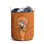Wests Tigers Rugby Mascot Laundry Basket Australian Rugby Culture - Tribal Inspired Tiger