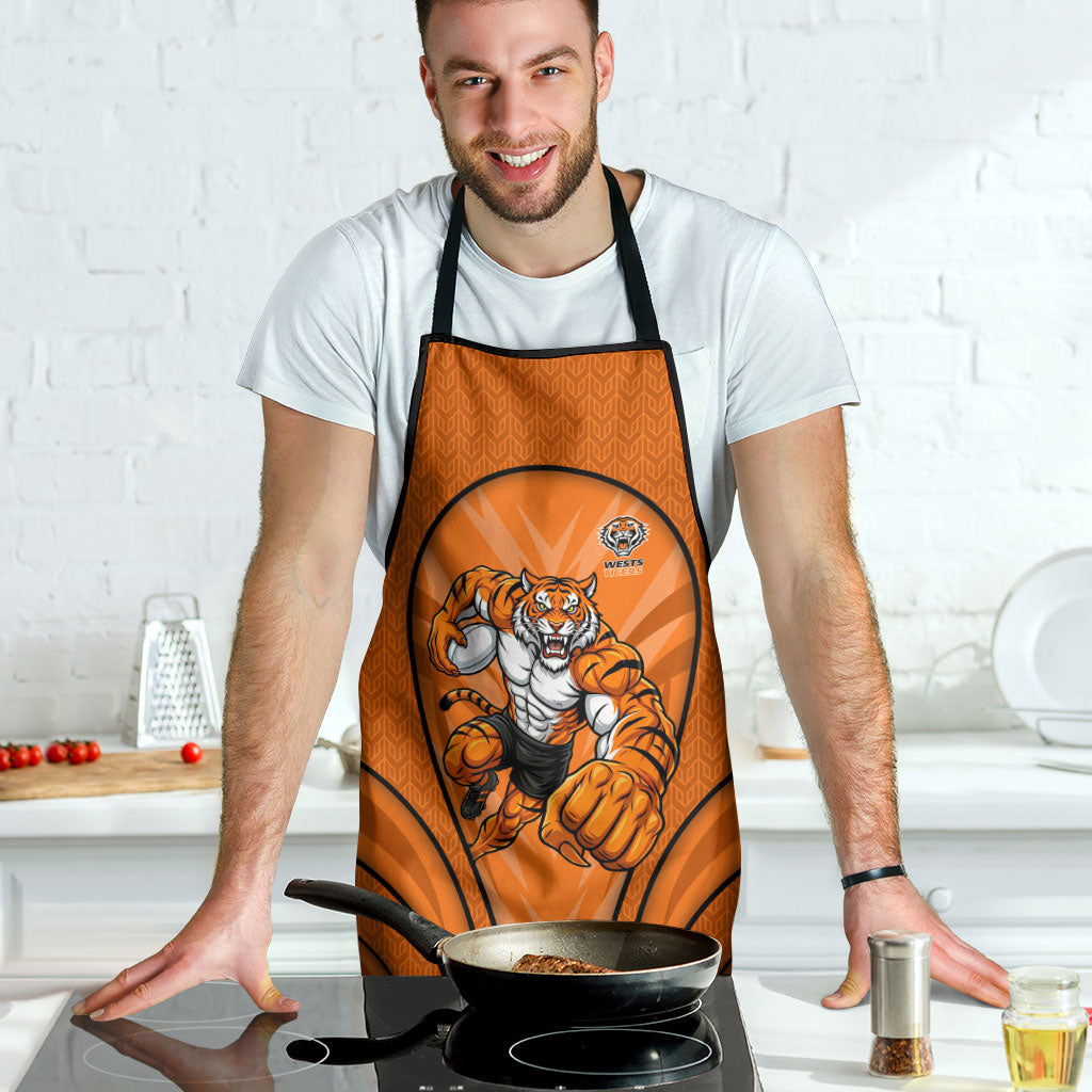 Wests Tigers Rugby Mascot Apron Australian Rugby Culture - Tribal Inspired Tiger