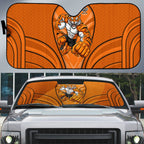 Wests Tigers Rugby Mascot Auto Sun Shade Australian Rugby Culture - Tribal Inspired Tiger