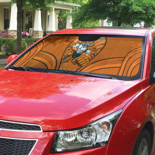 Wests Tigers Rugby Mascot Auto Sun Shade Australian Rugby Culture - Tribal Inspired Tiger