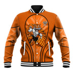 Wests Tigers Rugby Mascot Baseball Jacket Australian Rugby Culture - Tribal Inspired Tiger