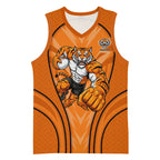 Wests Tigers Rugby Mascot Basketball Jersey Australian Rugby Culture - Tribal Inspired Tiger
