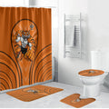 Wests Tigers Rugby Mascot Bathroom Set Australian Rugby Culture - Tribal Inspired Tiger