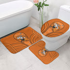Wests Tigers Rugby Mascot Bathroom Set Australian Rugby Culture - Tribal Inspired Tiger