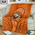 Wests Tigers Rugby Mascot Blanket Australian Rugby Culture - Tribal Inspired Tiger