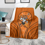 Wests Tigers Rugby Mascot Blanket Australian Rugby Culture - Tribal Inspired Tiger