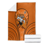 Wests Tigers Rugby Mascot Blanket Australian Rugby Culture - Tribal Inspired Tiger