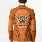 Wests Tigers Rugby Mascot Blazer Australian Rugby Culture - Tribal Inspired Tiger