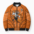 Wests Tigers Rugby Mascot Bomber Puffer Jacket Australian Rugby Culture - Tribal Inspired Tiger