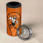 Wests Tigers Rugby Mascot 4 in 1 Can Cooler Tumbler Australian Rugby Culture - Tribal Inspired Tiger